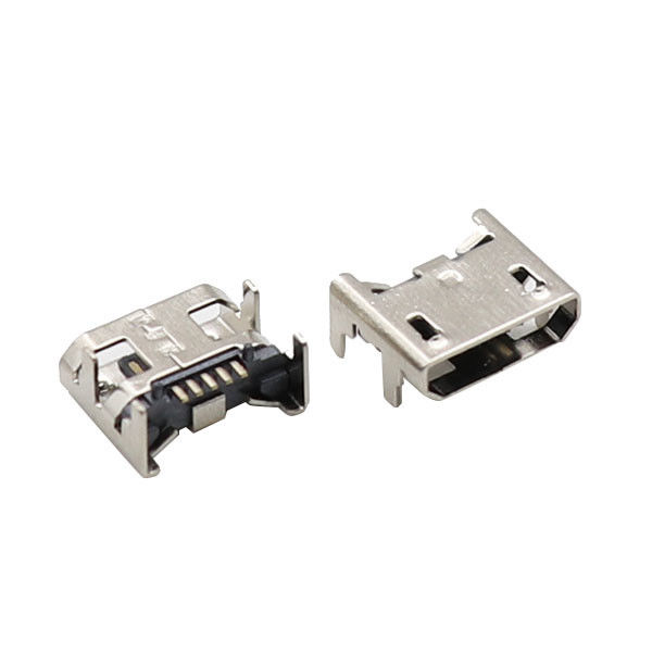 Micro USB connettori 5 Spillo Femmina Presa Legs Inserting Seat Jack Plate di UL94V-0