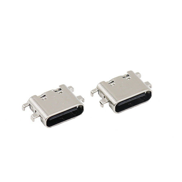 Un tipo femmina d'affondamento di 6 Spillo USB del piatto del PWB dell'incavo dei connettori di C 0.8MM 3.1mm