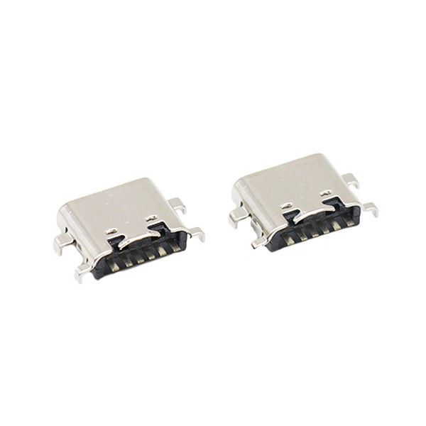 Un tipo femmina d'affondamento di 6 Spillo USB del piatto del PWB dell'incavo dei connettori di C 0.8MM 3.1mm
