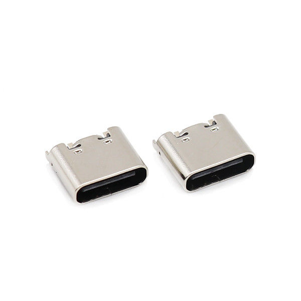 Tipo femminile Spillo di USB dei connettori 6 di C 180 alloggio della immersione 3.1mm di grado UL94V-0