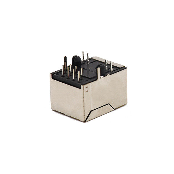 il porto 1x1 ha protetto il connettore femminile di Jack 8P8C RJ45 con Jack modulare principale