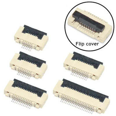 Fpc flip connettore 0,5 mm per pcb 4 5 6 8 10 12 14 16 18 20 22 24 26 28 30 32 34 36 40-60 pin