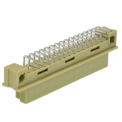 Spillo ad angolo retto del maschio 2*16 del connettore dell'intestazione protetto 2.54mm del PWB Din41612